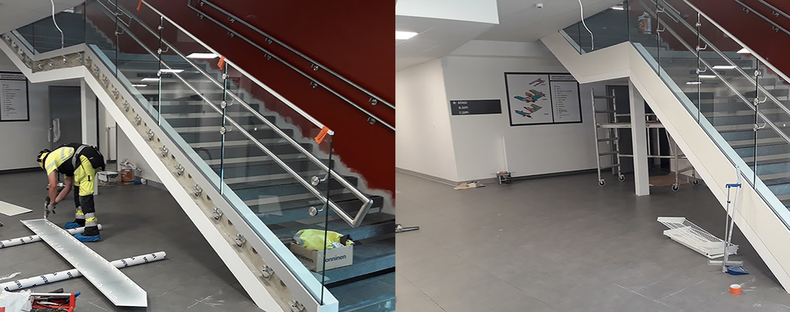 Peltilistat ja porraskaidetyöt