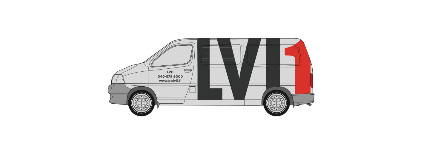Kainuun LVI1 huoltoauto