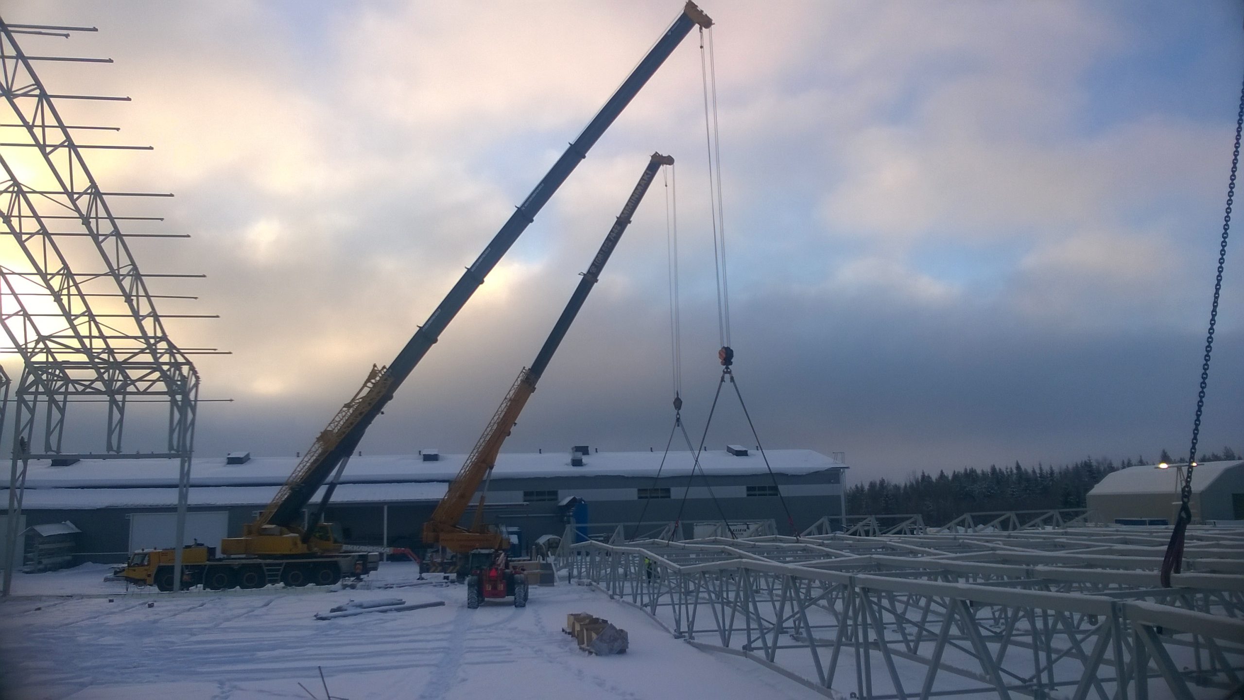 Nostopalvelu Lamminmäki työmaa