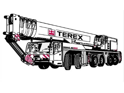 Terex Demag AC350 nosturi