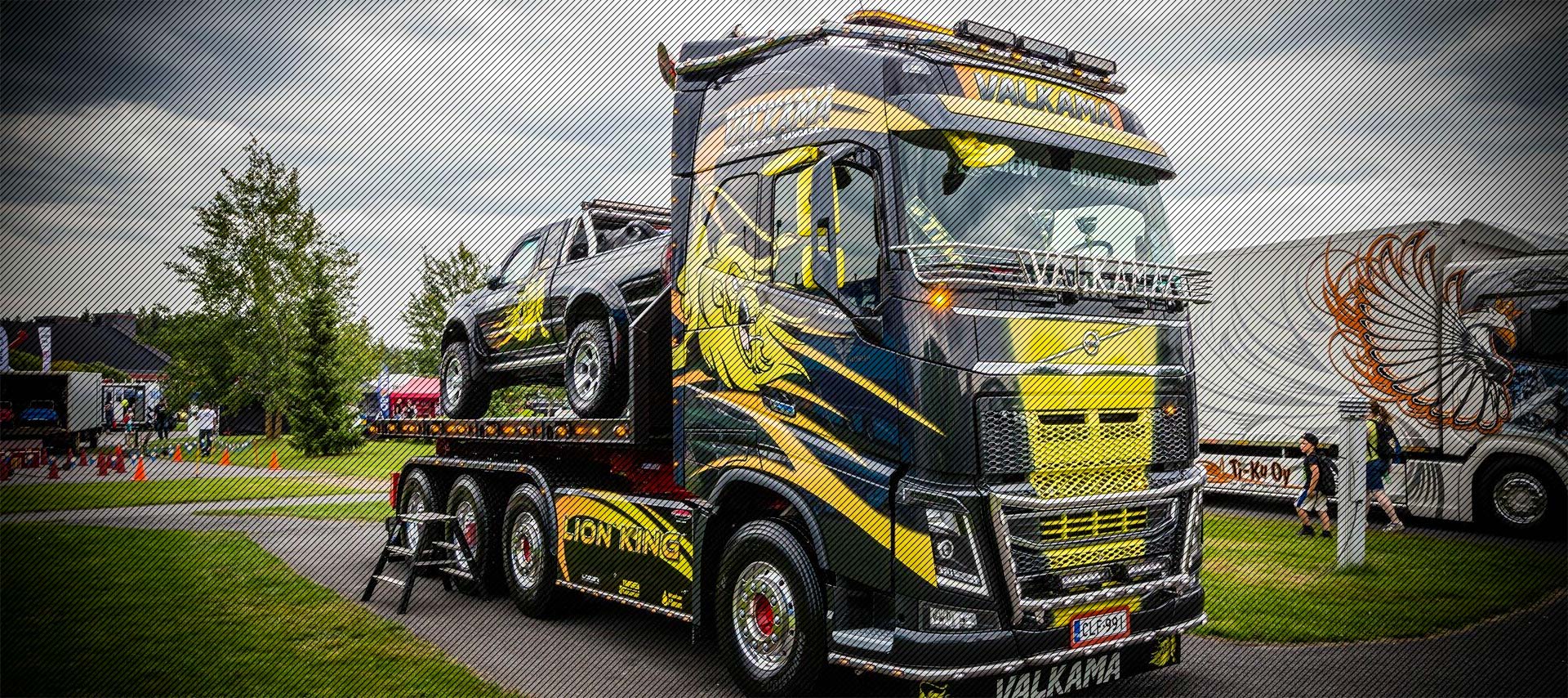 Maanrakennus Valkama kalusto