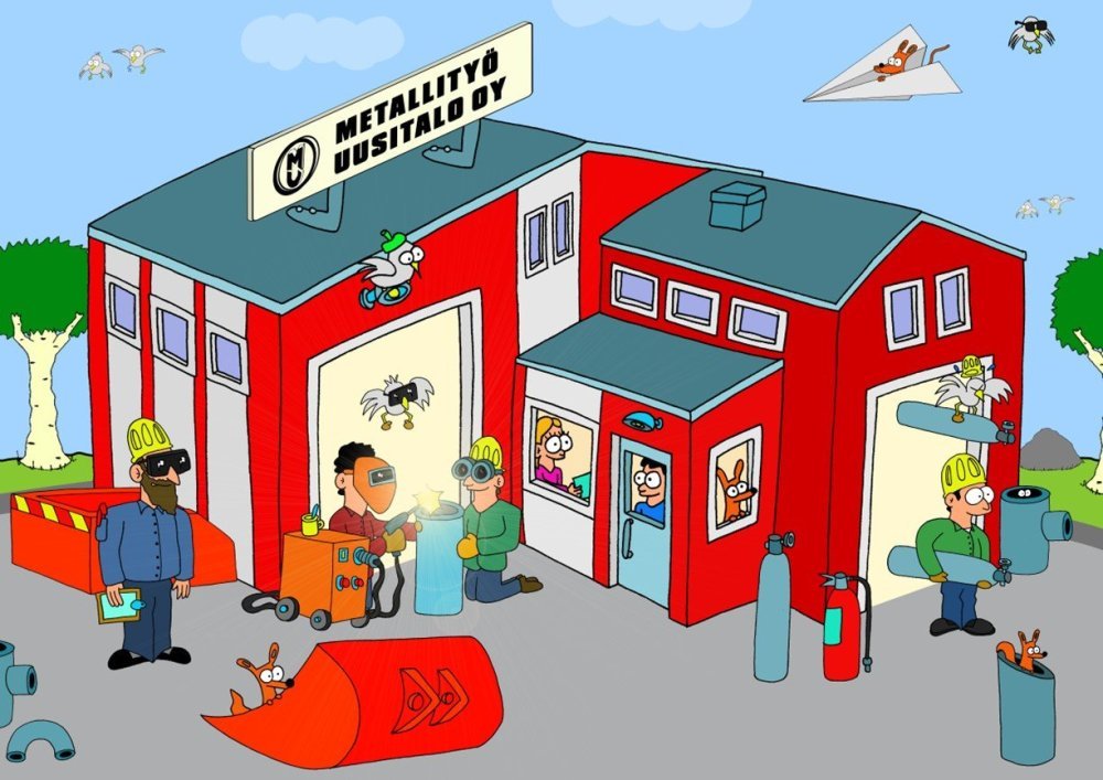 Metallityö Uusitalo Oy kuvitus